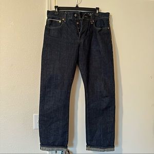 Gap Straight 1969 Japanese Selvedge Jeans 31x30